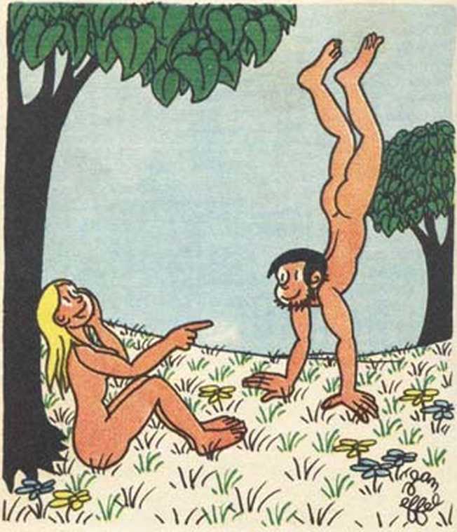 Любовь Адама и Евы. Жан Эффель. Иллюстрация 53