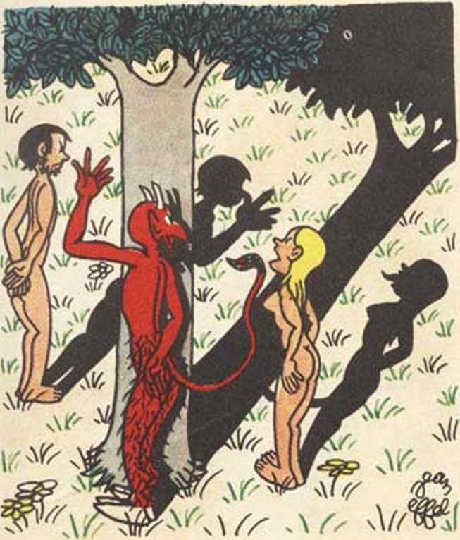 Любовь Адама и Евы. Жан Эффель. Иллюстрация 62