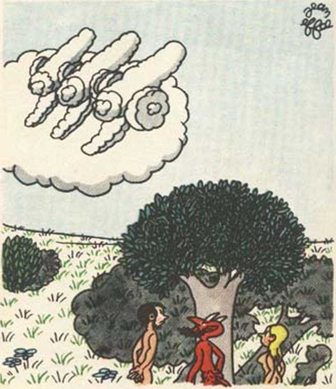 Любовь Адама и Евы. Жан Эффель. Иллюстрация 63