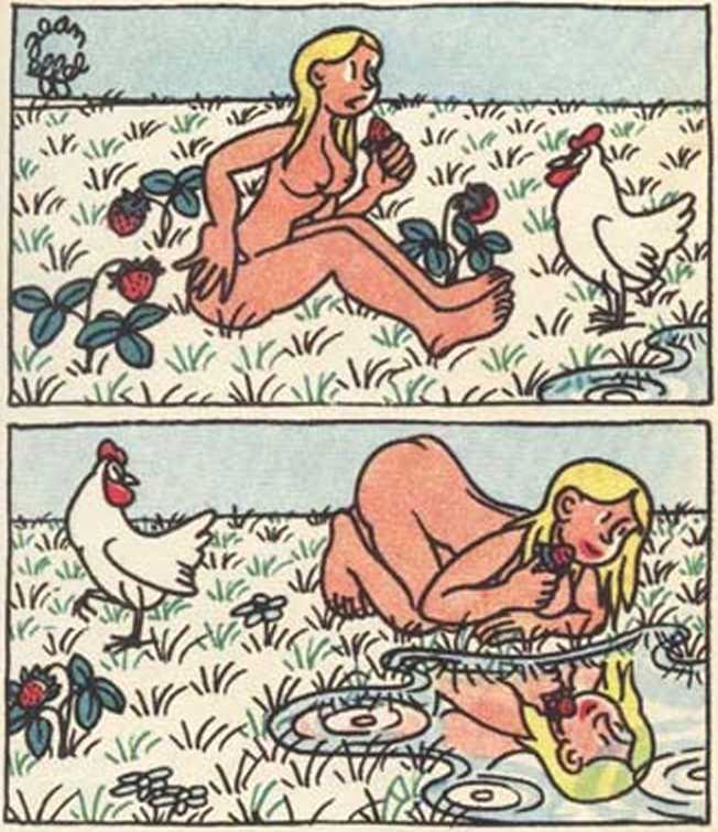 Любовь Адама и Евы. Жан Эффель. Иллюстрация 76