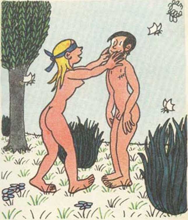 Любовь Адама и Евы. Жан Эффель. Иллюстрация 90
