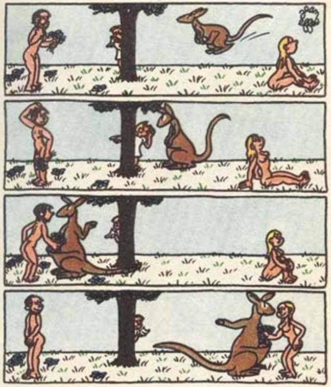 Любовь Адама и Евы. Жан Эффель. Иллюстрация 98