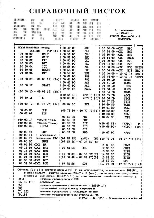 КулЛиб.   Журнал « Персональный компьютер БК-0010, БК-0011М» - Персональный компьютер БК-0010, БК-0011М 1994 №03. Страница № 63