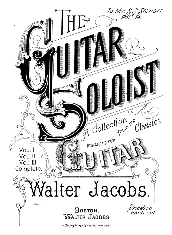 КулЛиб. Вальтер  Якобс - The Guitar Soloist. Vol. 1 (не полностью). Страница № 1